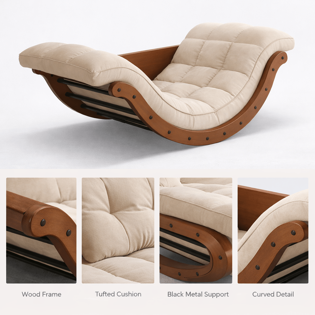 Banana Rocking Lounge Chair – Multifunctional Recliner - JOJOYO Home