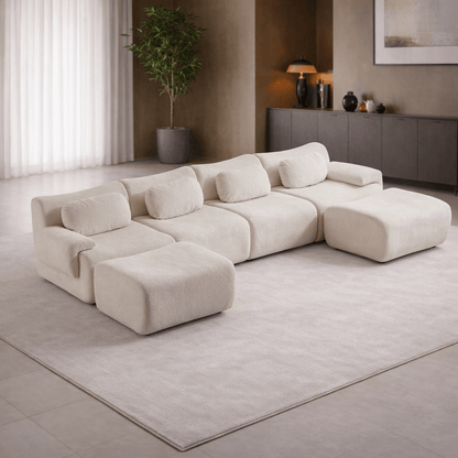 Boneless Modular Cloud Couch – Ultra-Comfort Lounge Sofa - JOJOYO Home