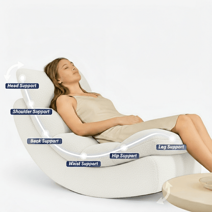 Ergonomic Leisure Yoga Rocking Chair – Soft & Cozy Lounger - JOJOYO Home